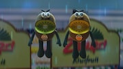 新CM「ゼスプリ 突然のバナナマン」編のワンシーン。