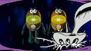 新CM「ゼスプリ 突然のバナナマン」編のワンシーン。