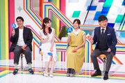 （左から）おぎやはぎ小木、小倉優子、大久保佳代子、南海キャンディーズ山里。(c)フジテレビ