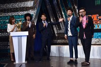 「M-1グランプリ2018」開催会見の様子。