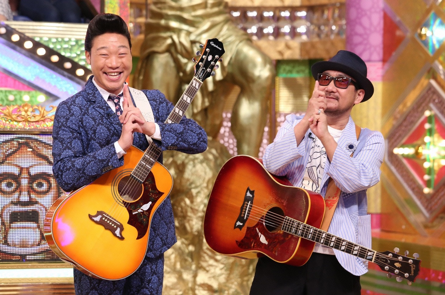 左からANZEN漫才みやぞん、Chage。(c)日本テレビ