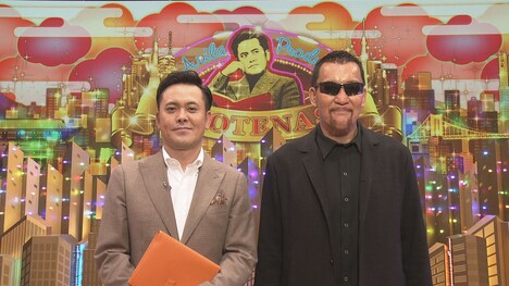 くりぃむしちゅー有田P（左）とゲストの蝶野正洋（右）。(c)NHK