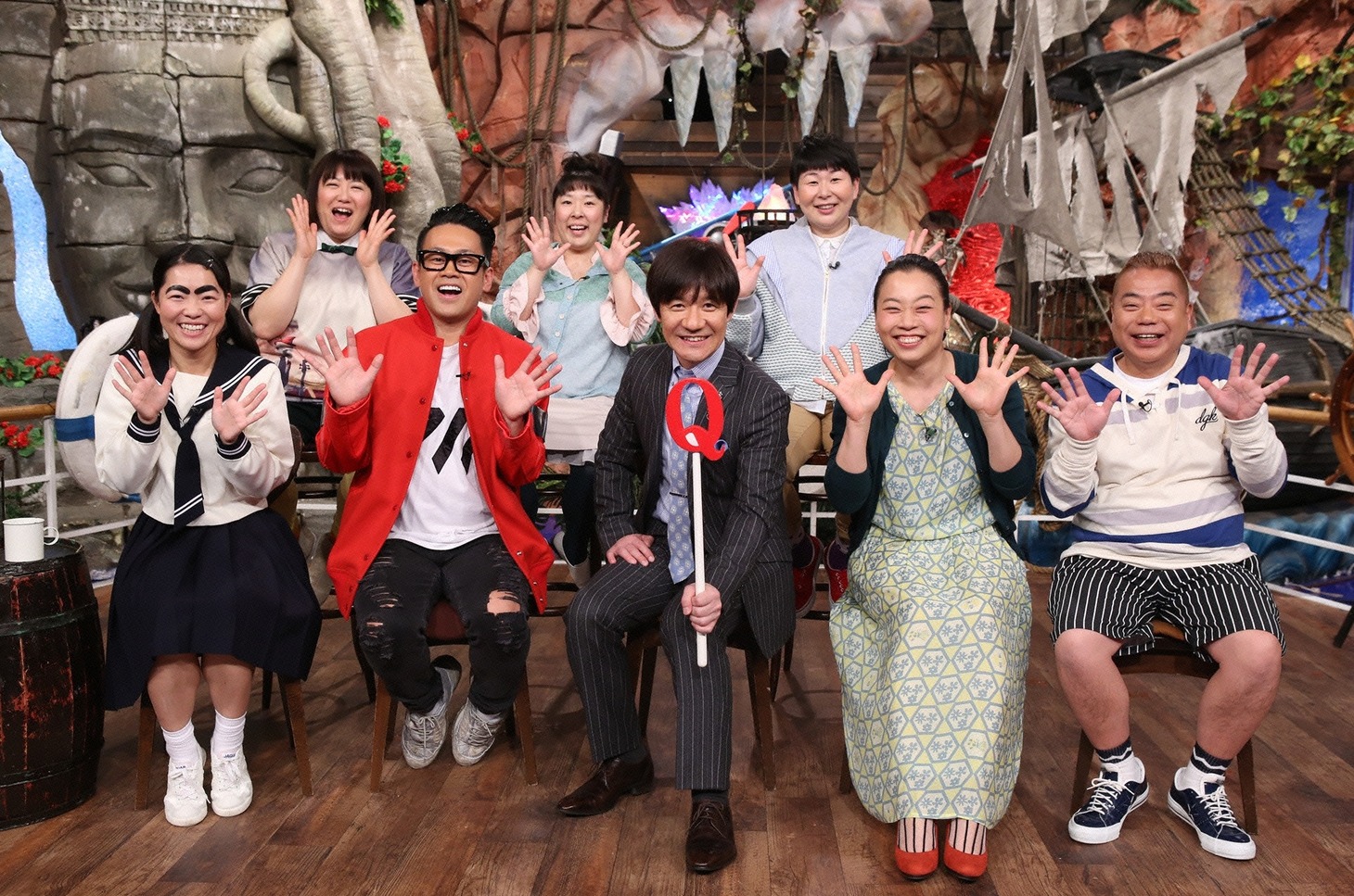 「世界の果てまでイッテQ！」の出演者たち。(c)日本テレビ