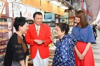 「中川家＆友近のおっちゃんウォッチャー2 ～輝くおっちゃんを応援する番組～」のワンシーン。(c)読売テレビ