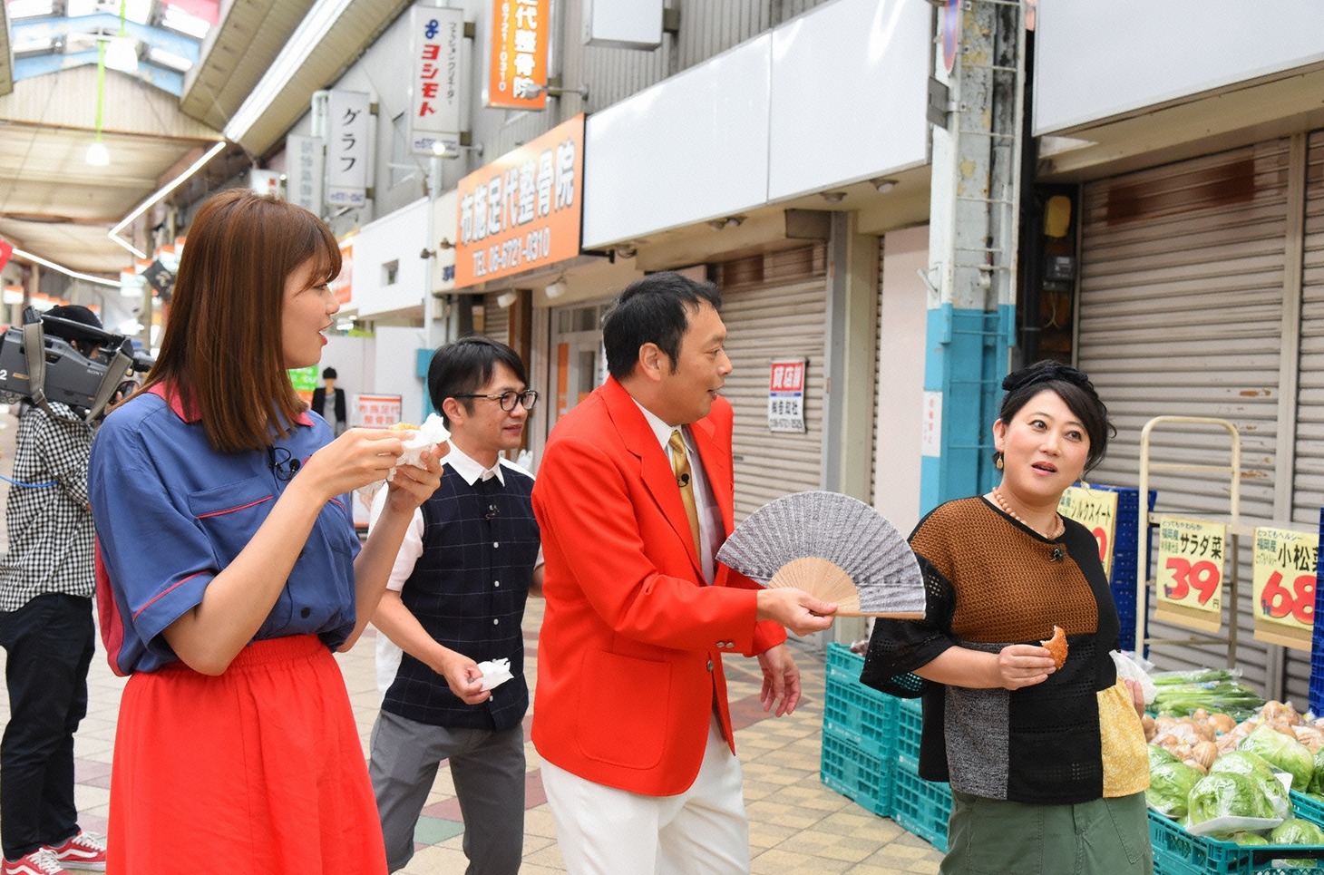 「中川家＆友近のおっちゃんウォッチャー2 ～輝くおっちゃんを応援する番組～」のワンシーン。(c)読売テレビ
