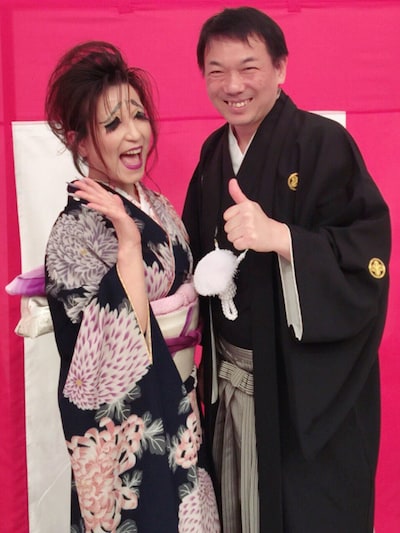 左からあきら、ヘッドライト和田。