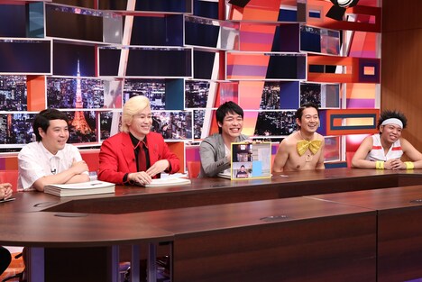 麒麟・川島（中央）によるプレゼンのワンシーン。(c)中京テレビ