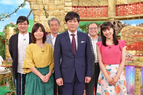 「新どうぶつ奇想天外！」のスタジオ出演者たち。(c)TBS