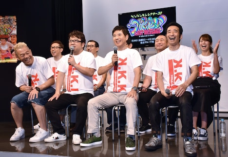 会見のワンシーン。