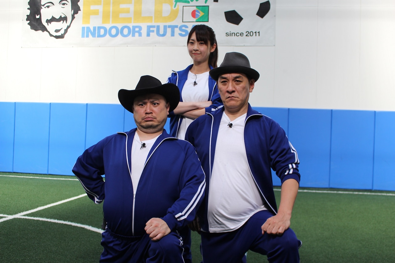 「日本VSポーランド 5番勝負」に臨む日本代表チーム。(c)静岡朝日テレビ