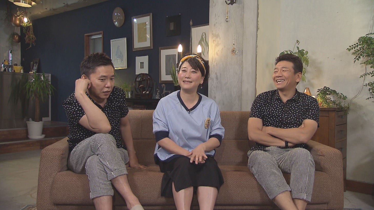 「太田上田」にゲスト出演する友近（中央）。(c)TBS
