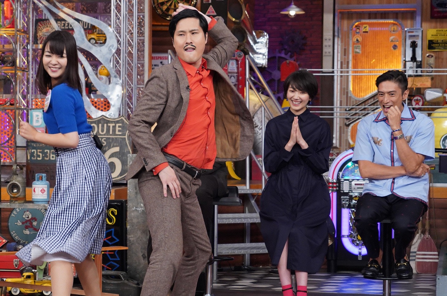 「ウチのガヤがすみません！芸人VS○○の超本気対決SP！」のワンシーン。(c)日本テレビ