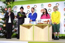 左から千鳥、木村祐一、ガンバレルーヤ。