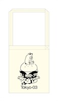 東京03のオリジナルトートバッグのイラスト。