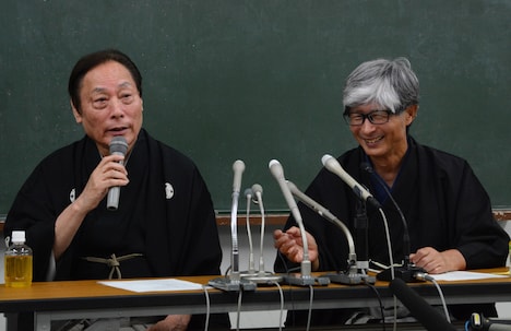 左から桂米助、桂歌春。