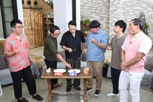 「もろもろのハナシ」に出演する（左から）おぎやはぎ、バナナマン、オードリー。(c)フジテレビ