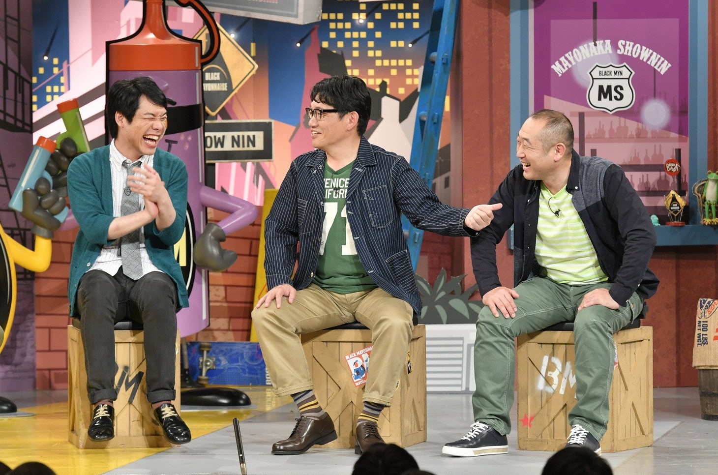 左から麒麟・川島、ずん。(c)読売テレビ