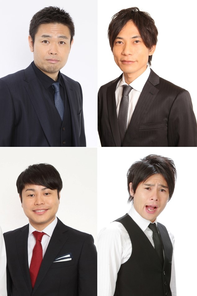 海外ドラマ「S.W.A.T.」への応援コメントを発表した芸人たち。