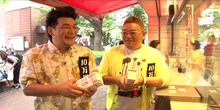 「10万円でできるかなゴールデンSP」で宝くじ企画に臨むサンドウィッチマン。(c)テレビ朝日