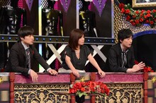 左からバカリズム、大久保佳代子、博多大吉。(c)日本テレビ