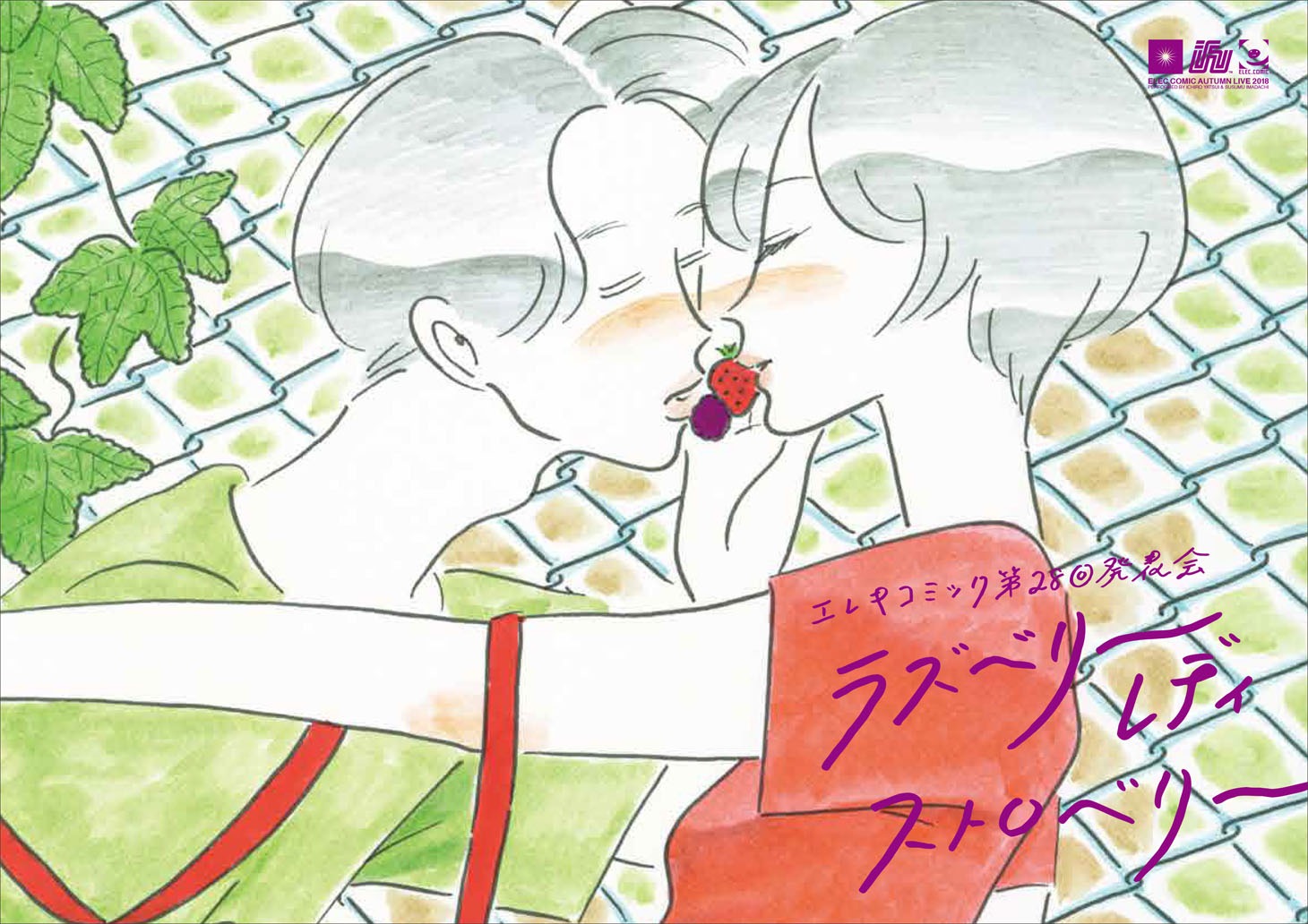 「エレキコミック第28回発表会『ラズベリーレディストロベリー』」フライヤー