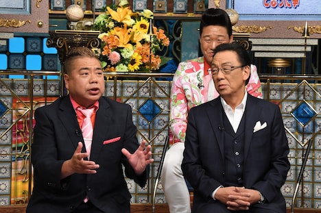 「踊る踊る踊る!さんま御殿 この夏超アツい美女&最強おバカ軍団暴走祭」のワンシーン。(c)日本テレビ