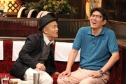 「石橋貴明のたいむとんねる」で語り合う（左から）水道橋博士、石橋貴明。(c)フジテレビ