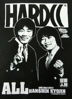 「オール阪神・巨人×ハードコアチョコレート」Tシャツのデザイン。