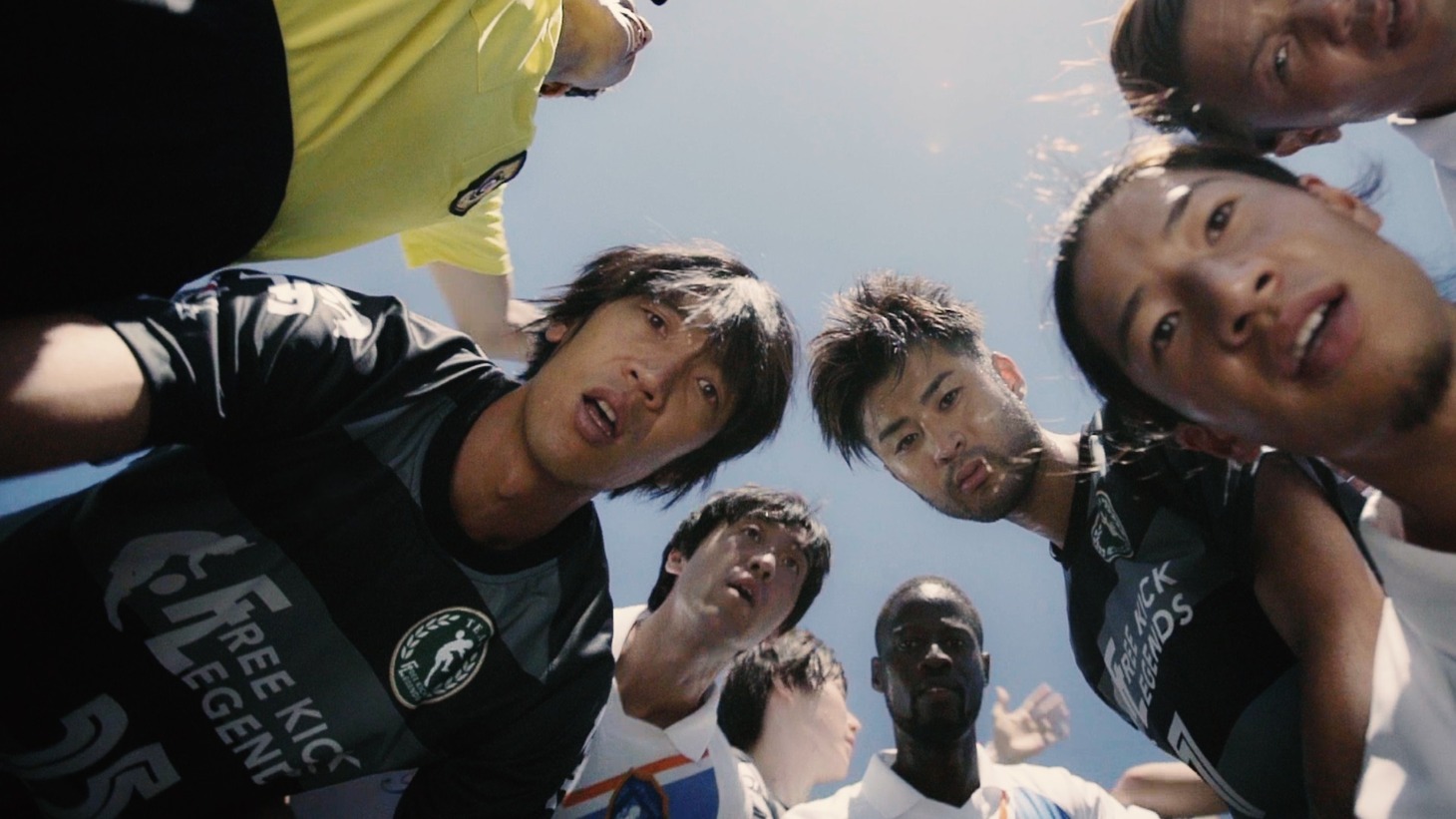「サッカー好きだけでつくるCM」のワンシーン。