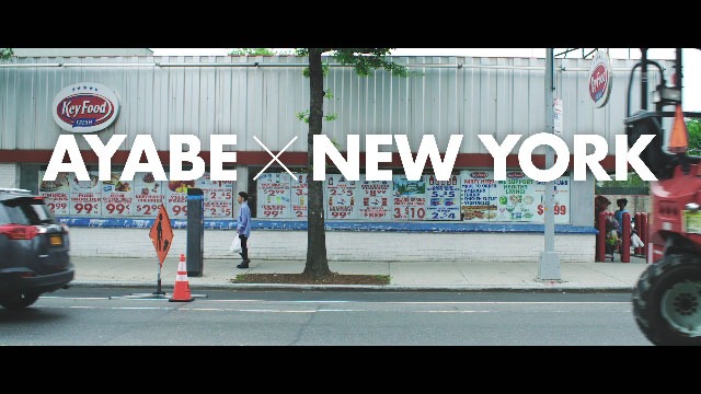 「AYABE × NEW YORK」より。