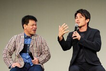 左からジミー大西、中尾明慶。