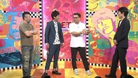 左からケンドーコバヤシ、とろサーモン、千原ジュニア。(c)読売テレビ