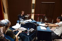 収録中の様子。