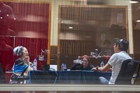 収録中の様子。