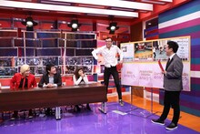 ジョイマンによるプレゼンのワンシーン。(c)中京テレビ