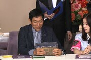 「ゴチになります！」に挑戦する明石家さんま。(c)日本テレビ