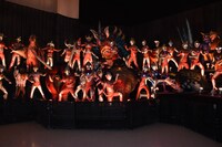 「ウルトラマンフェスティバル2018」の展示の様子。