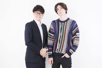 まかろにステーション。右がギャビン。左は相方のきたば。