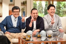 「がっちりマンデー!!」に出演する（左から）森永卓郎、千鳥。(c)TBS