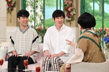 「徹子の部屋」に出演する（左から）藤井隆、ココリコ田中。(c)テレビ朝日