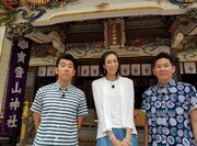 ガレッジセールと大林素子(中央)。(c)関西テレビ