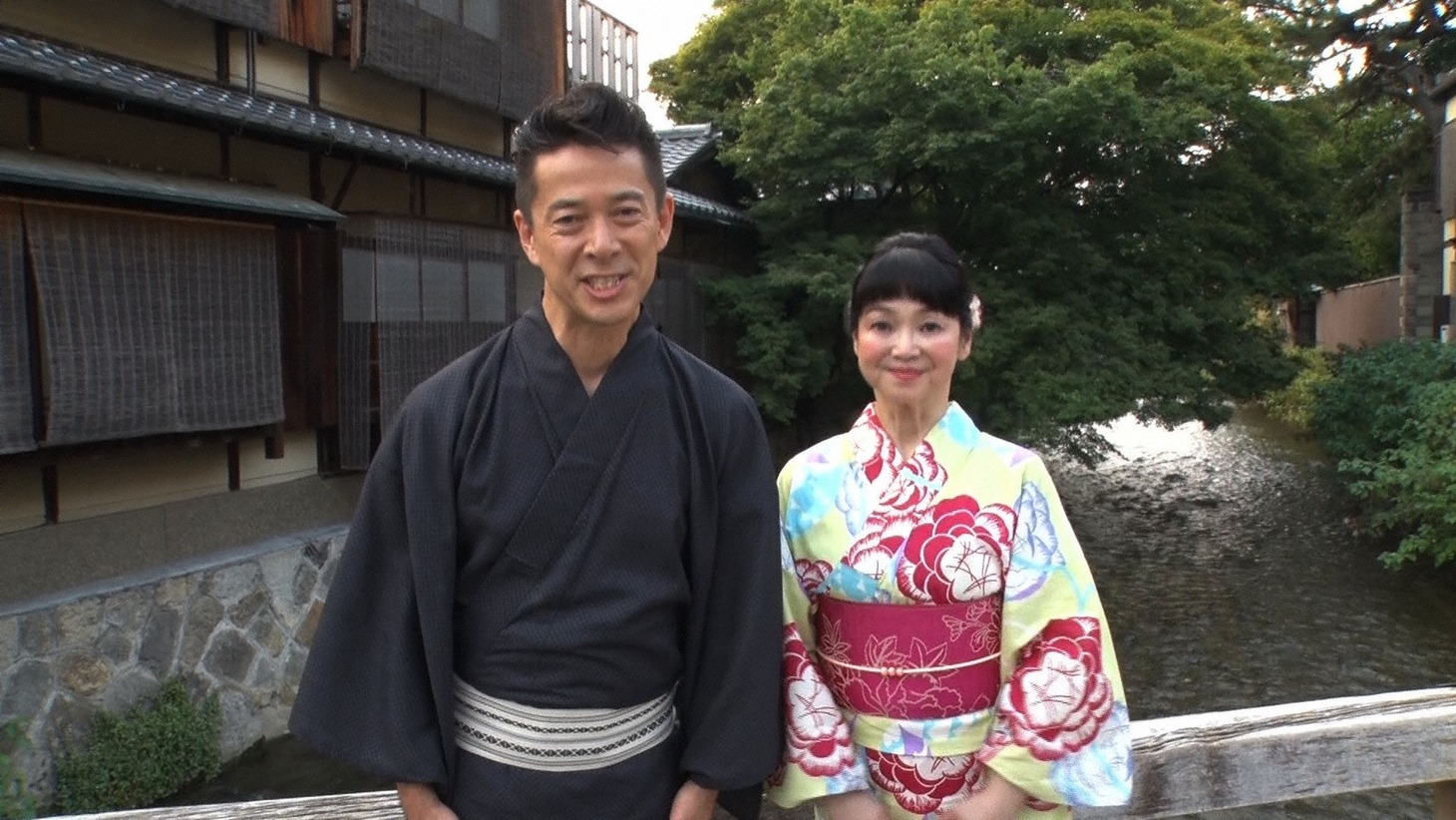 （左から）西川忠志、未知やすえ。(c)関西テレビ