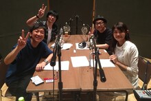 東京03と早見沙織（手前右）。