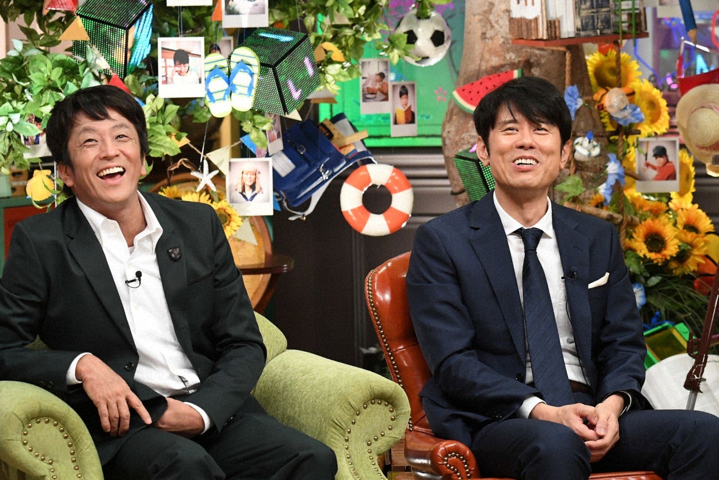 ネプチューンの（左から）堀内、原田。(c)テレビ朝日