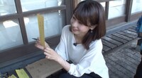 「日本列島ダーツの旅」に臨む加藤綾子。(c)日本テレビ