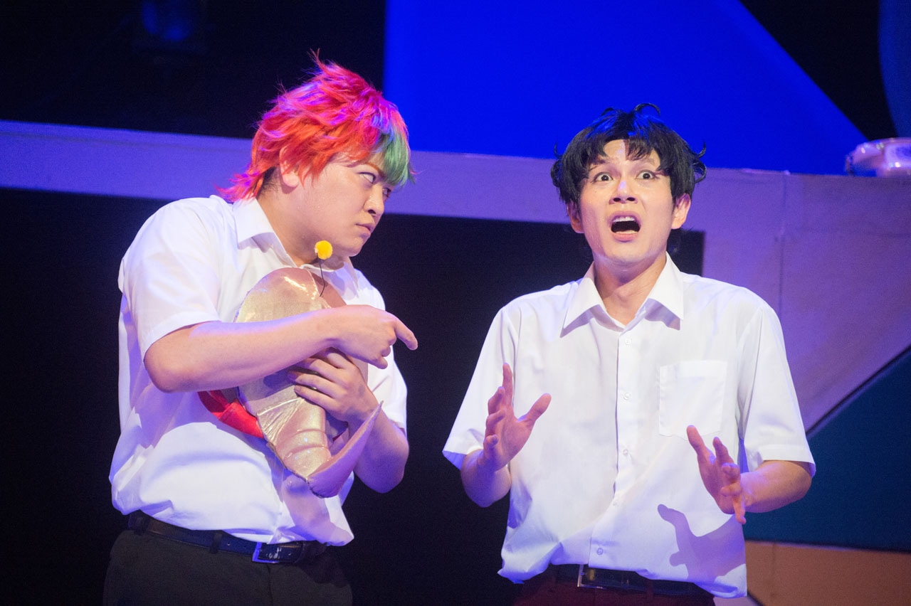 「ハイスクール！奇面組2 ～嵐を呼ぶ変態ライバル対決～」より。