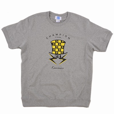 「KAMINARI×Champion」サイドパネルTシャツ