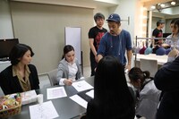 打ち合わせの様子。