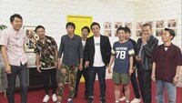 番組ごと丸投げされるアンガールズ、カミナリ、さらば青春の光、ジャングルポケットの4組。(c)NHK