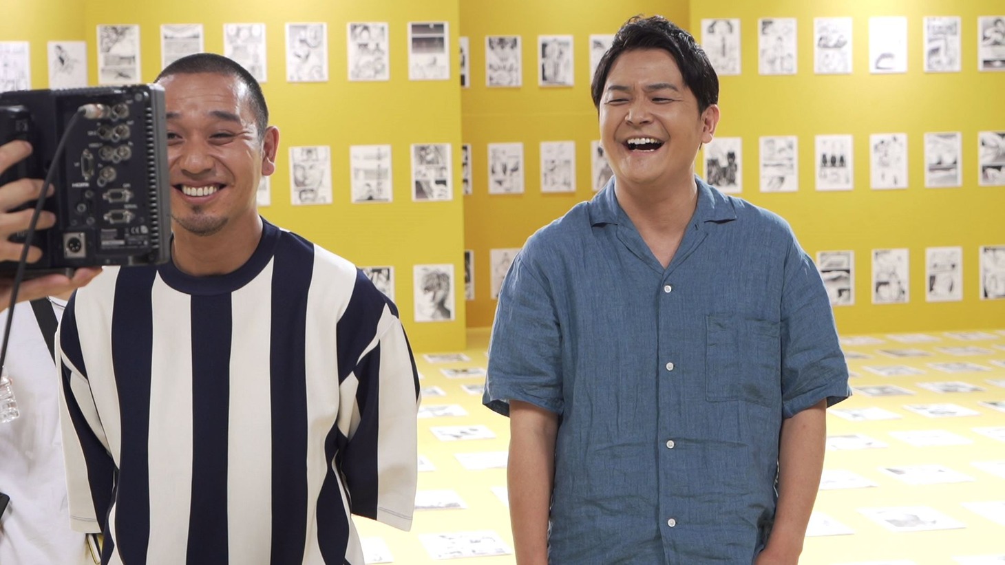 CM撮影中のワンシーン。